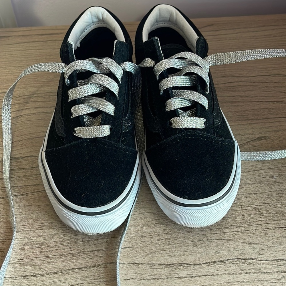 Black Sparkly Vans